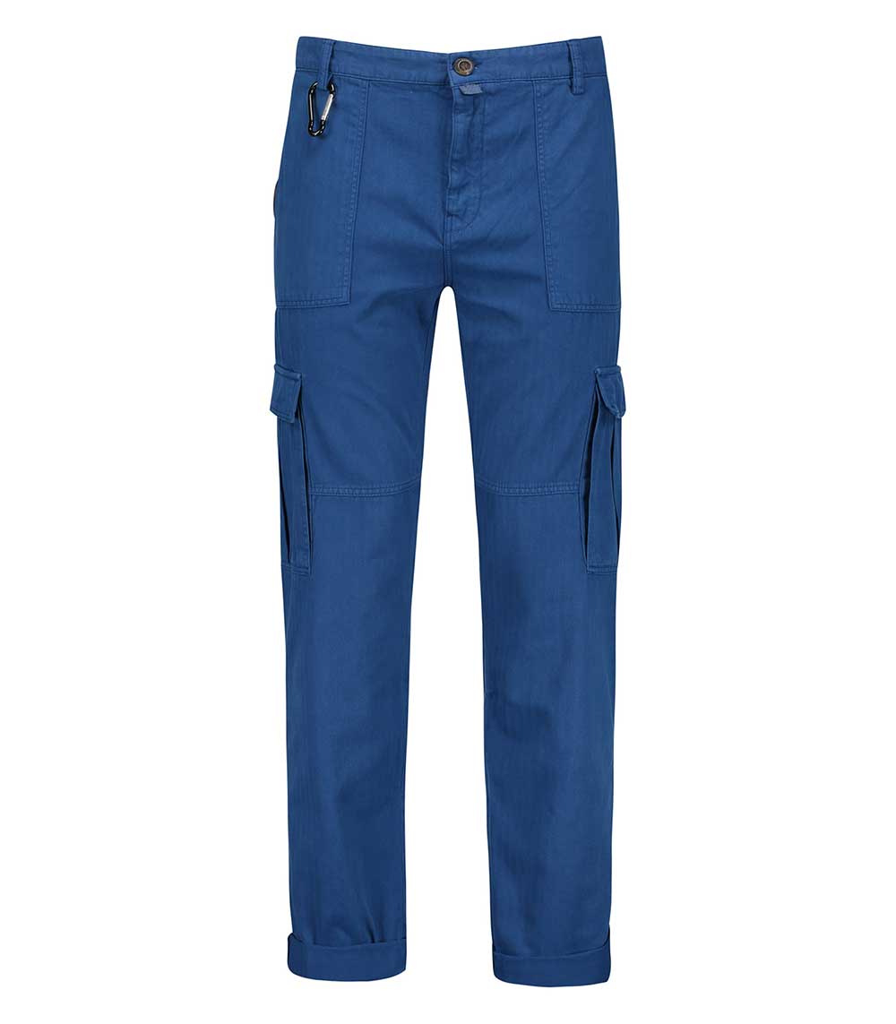 Pantalon cargo homme Fred Navy Reiko