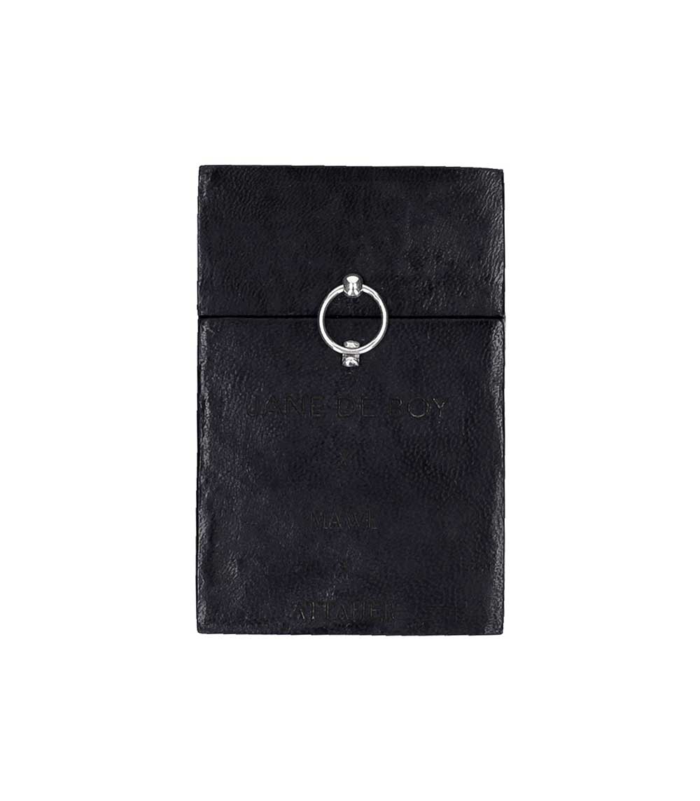 Étui à cigarettes Jane B. en cuir Mawé Attaher