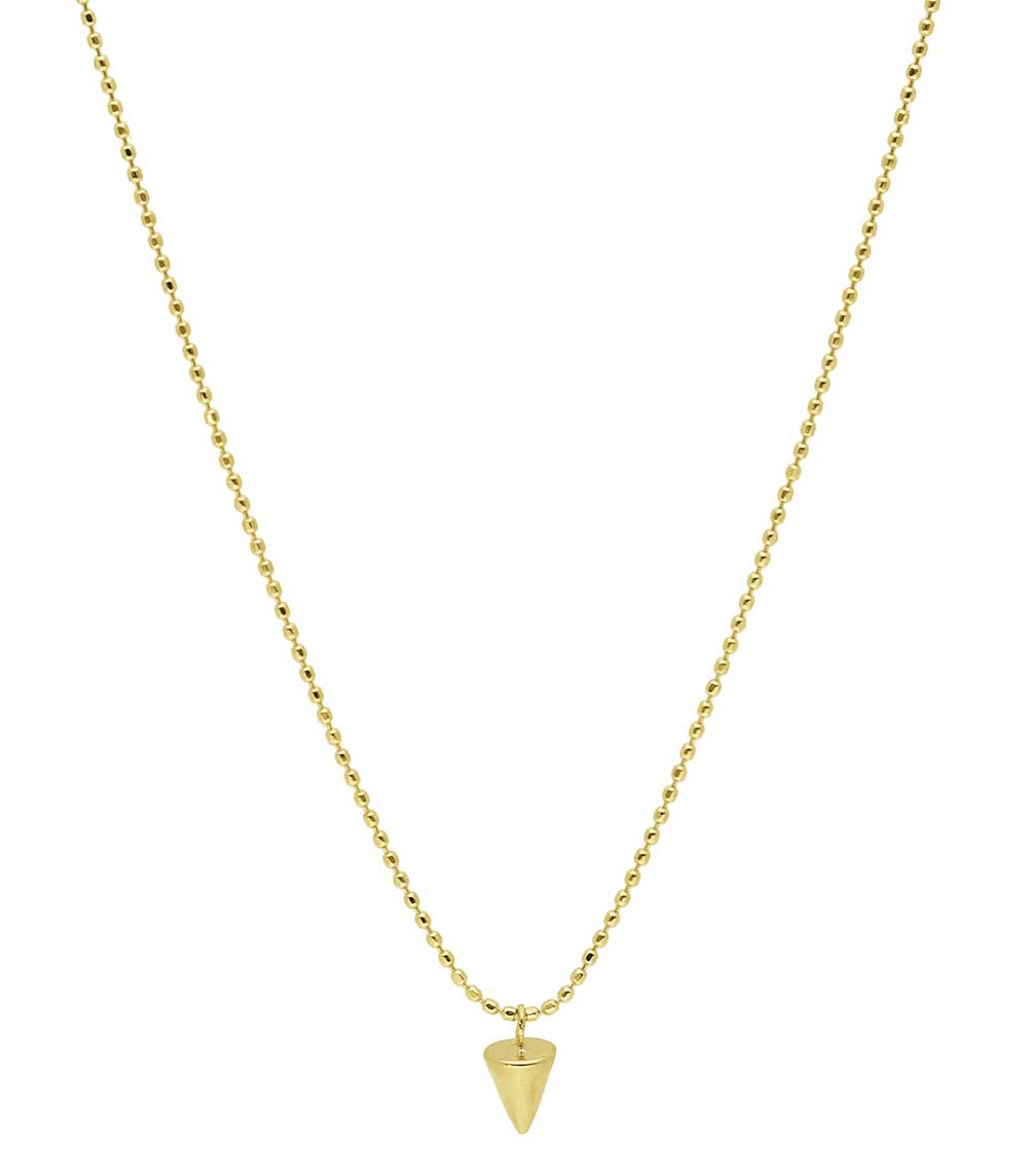Collier court chaîne boule et charm spike And... Paris