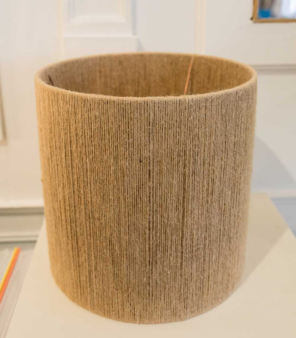 Abat-jour Kalé Fil de jute naturel tendu Medium Maison de Vacances
