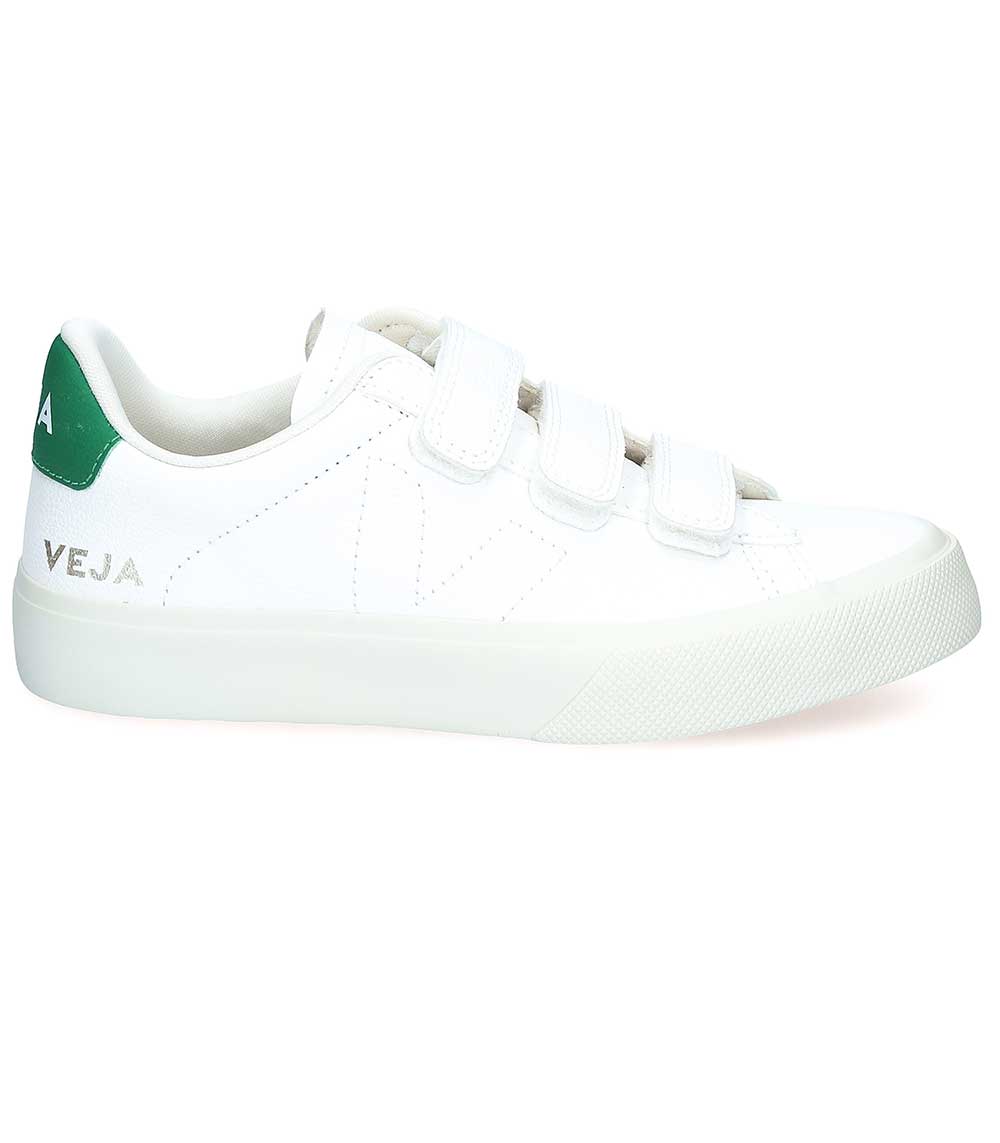 Baskets Recife Chromefree Extra White Emeraude Veja