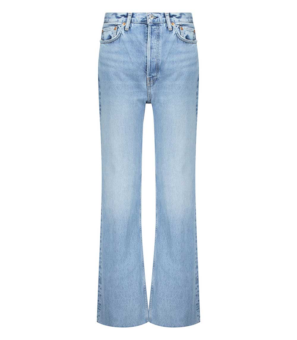 Jean 70s Ultra High Rise Wide Leg Denim Clair RE/DONE