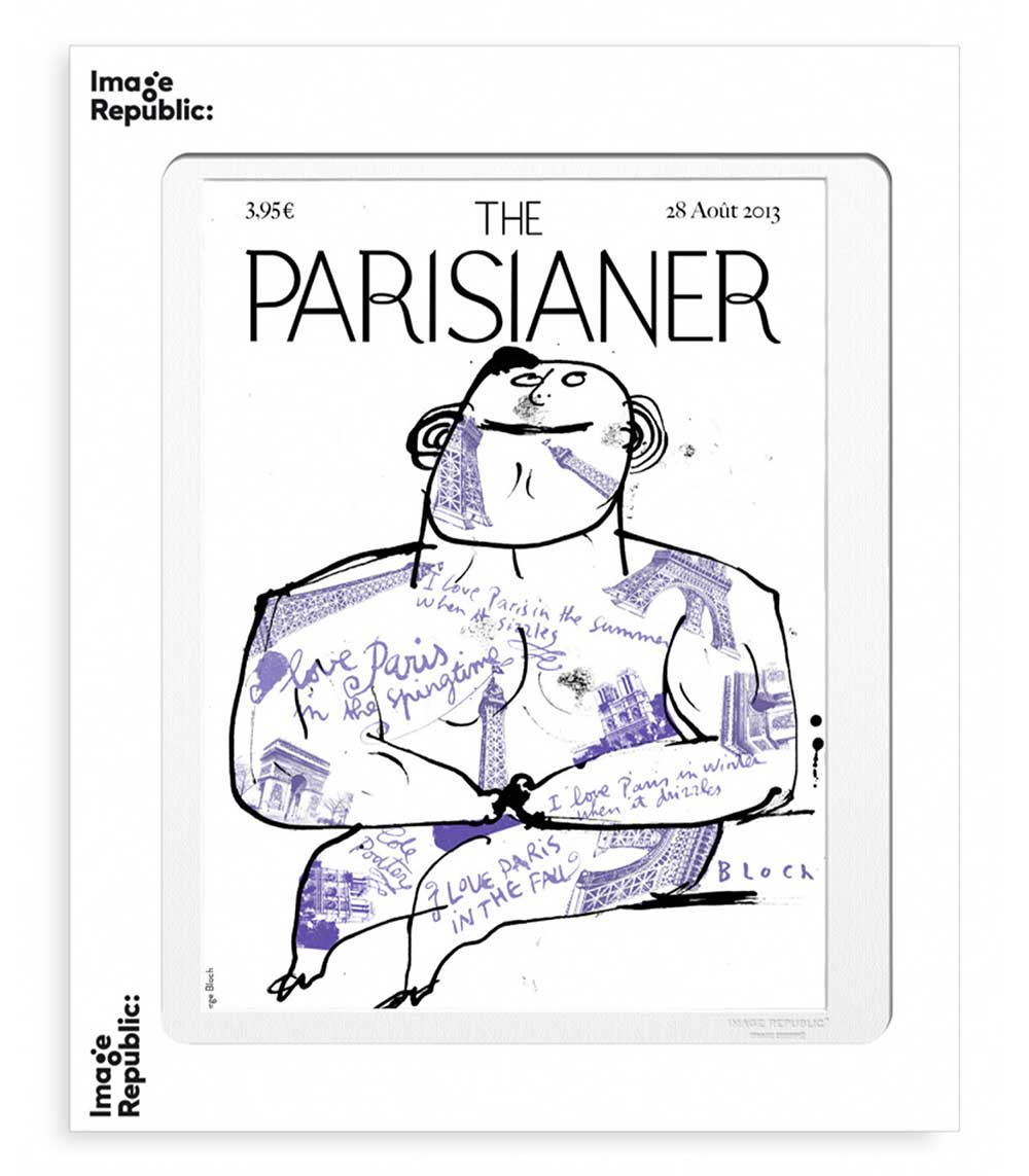 Affiche The Parisianer N46 Bloch 30 x 40 cm Image Republic