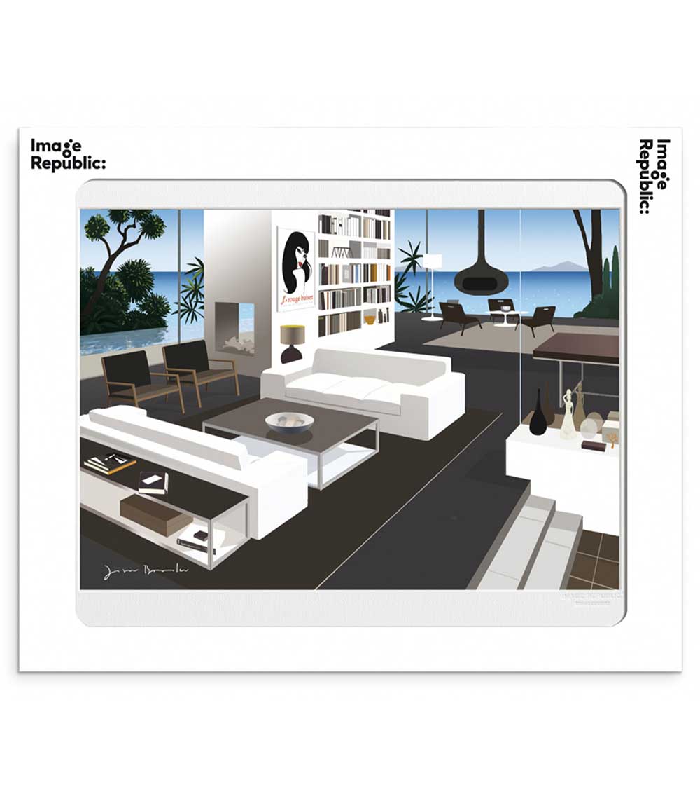 Affiche Jason Brooks 0020 Seaview 360 40 x 50 cm Image Republic