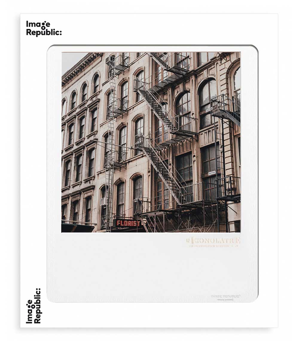 Affiche L'iconolâtre 0312 Escaliers 40 x 50 cm Image Republic