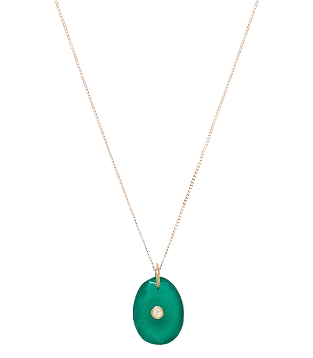 Collier Orso N°1 Green Onyx Pascale Monvoisin