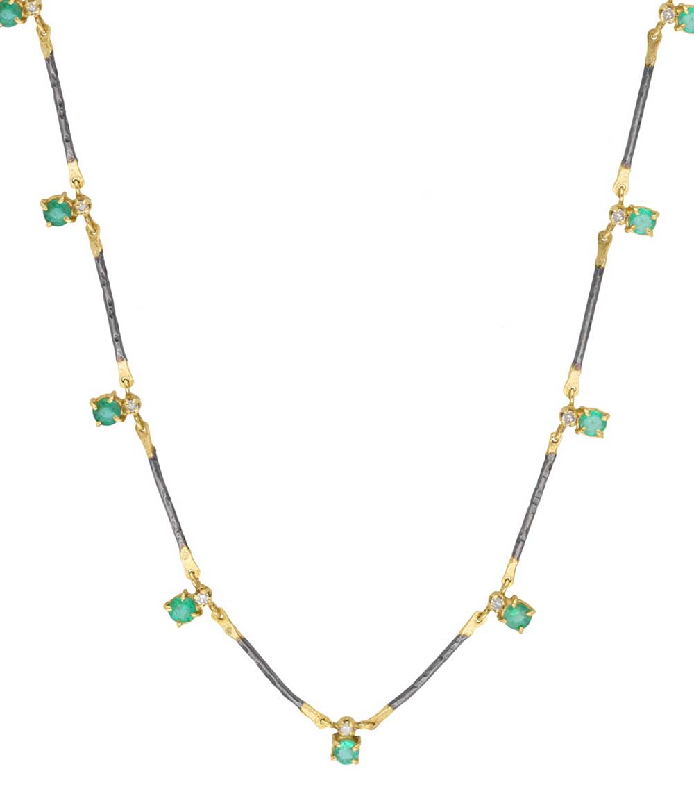 Collier Nora Emeraudes 5 Octobre