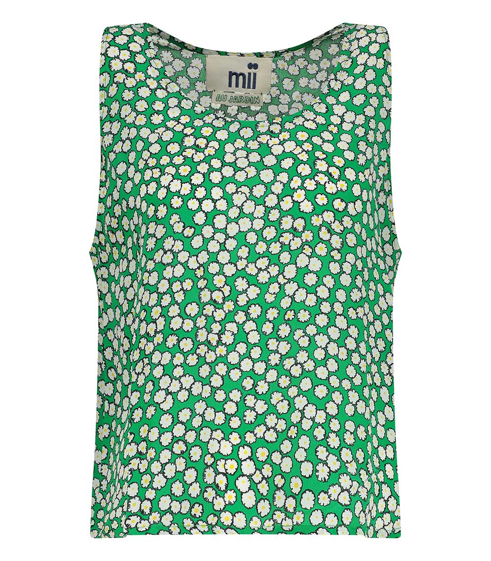 Top en soie Lola Jardin de Lucie Mii