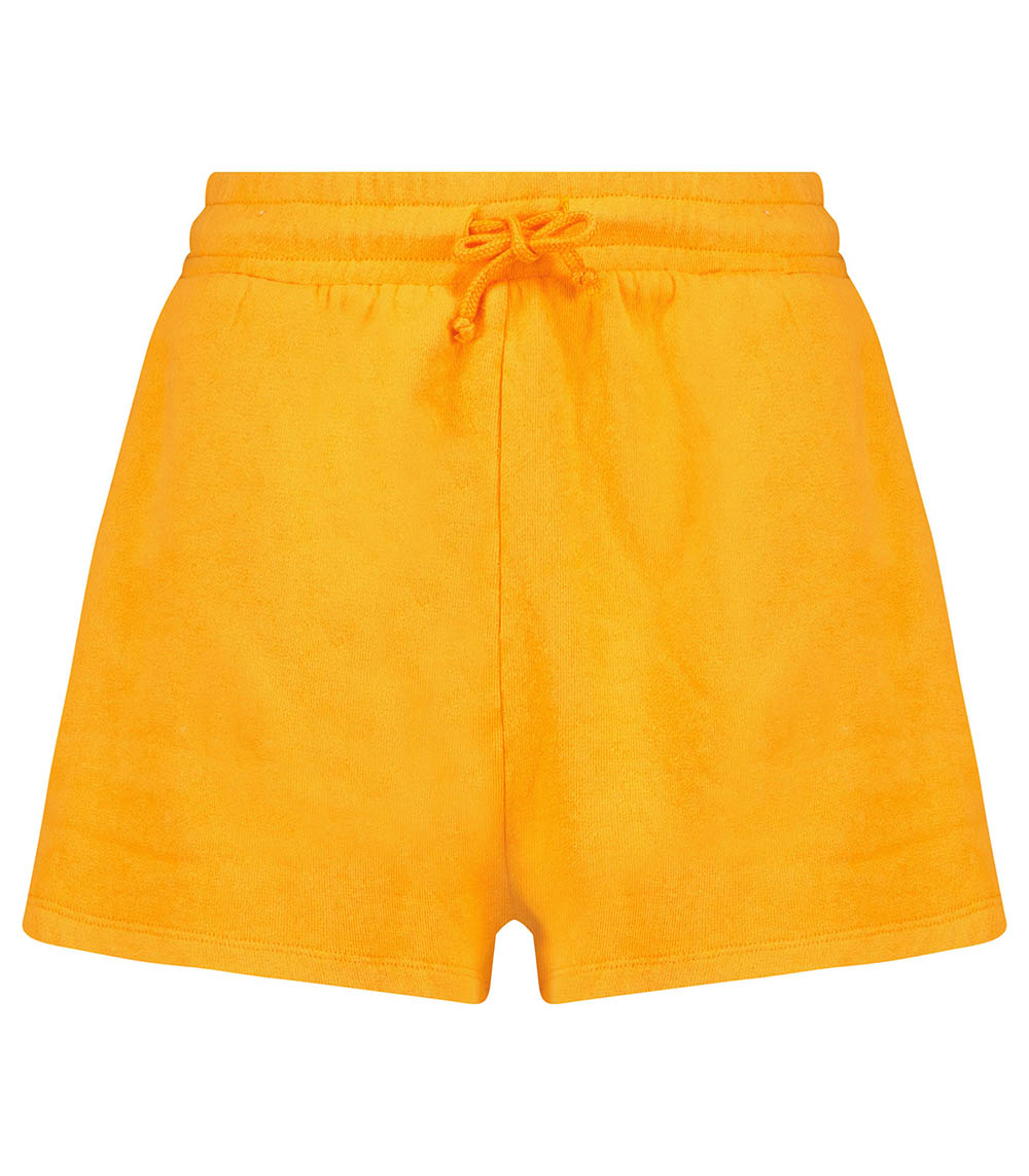 Short en coton biologique Océan Orange David Lucas x ron ron