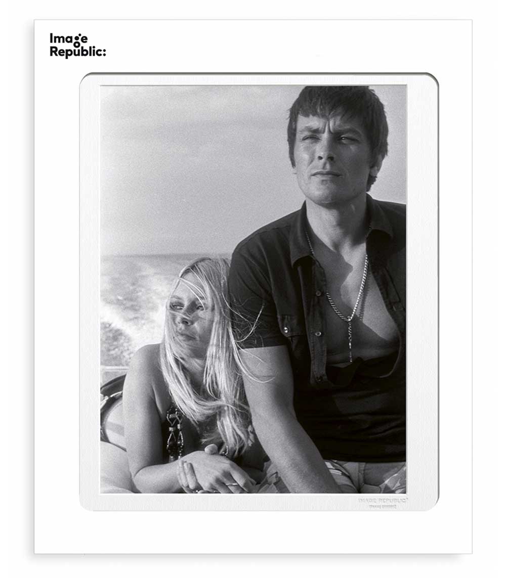 Affiche La Galerie Photo BB et Delon Saint Tropez 56 x 76 cm Image Republic