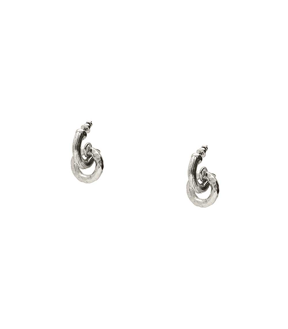 Boucles d'oreilles Lizette Argenté Gas Bijoux