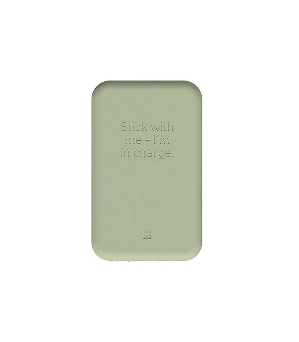 Batterie portable toCHARGE Qi Dusty Olive Kreafunk 