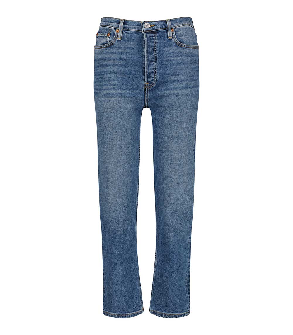 Jean Western Blue 70s Stovepipe RE/DONE