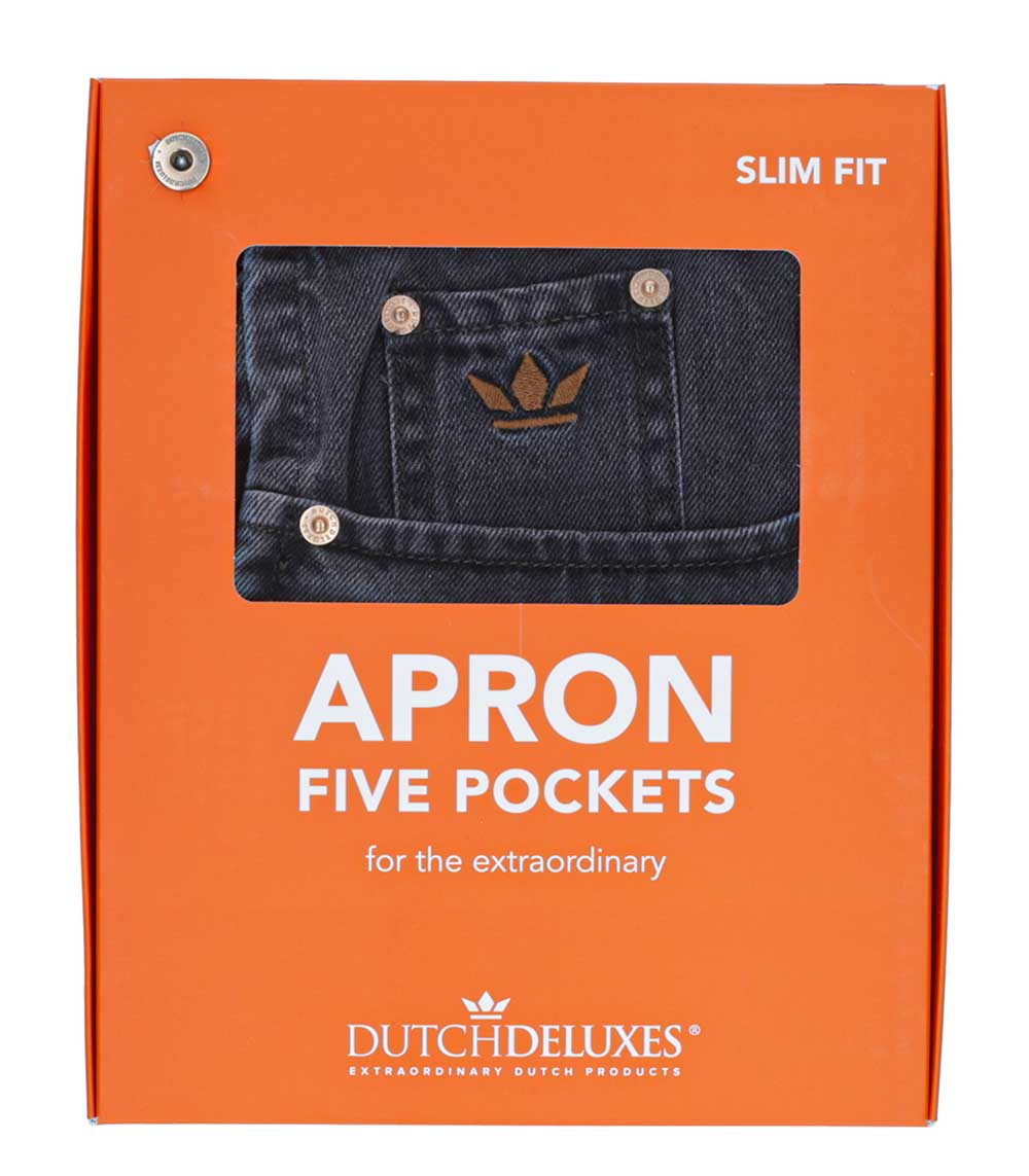 Tablier 5 Poches Coton Denim Gris Dutchdeluxes