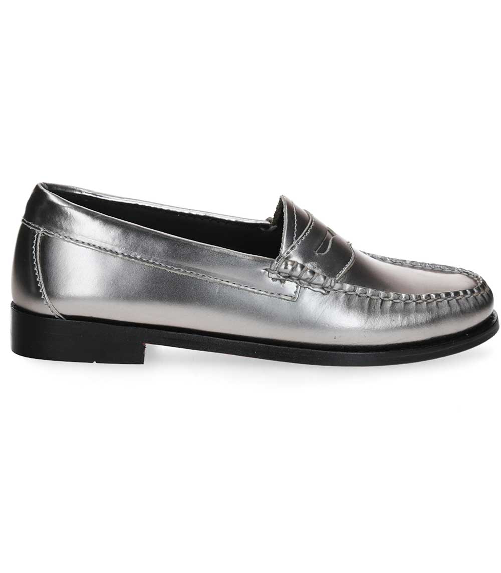 Mocassins Weejun Penny Loafer Argent G.H. Bass & Co.