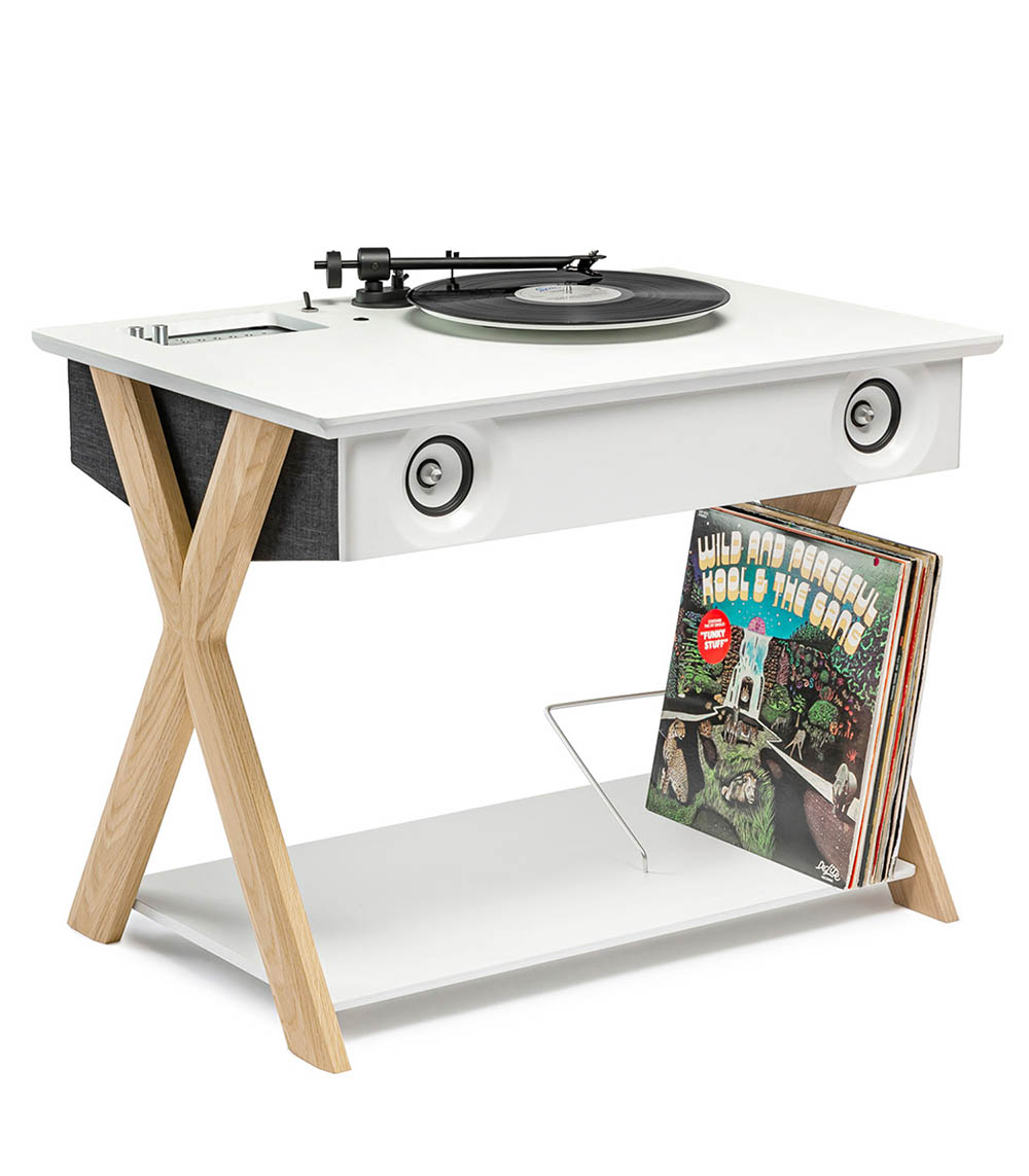 Enceinte LX X Platine en chêne massif  La Boite Concept