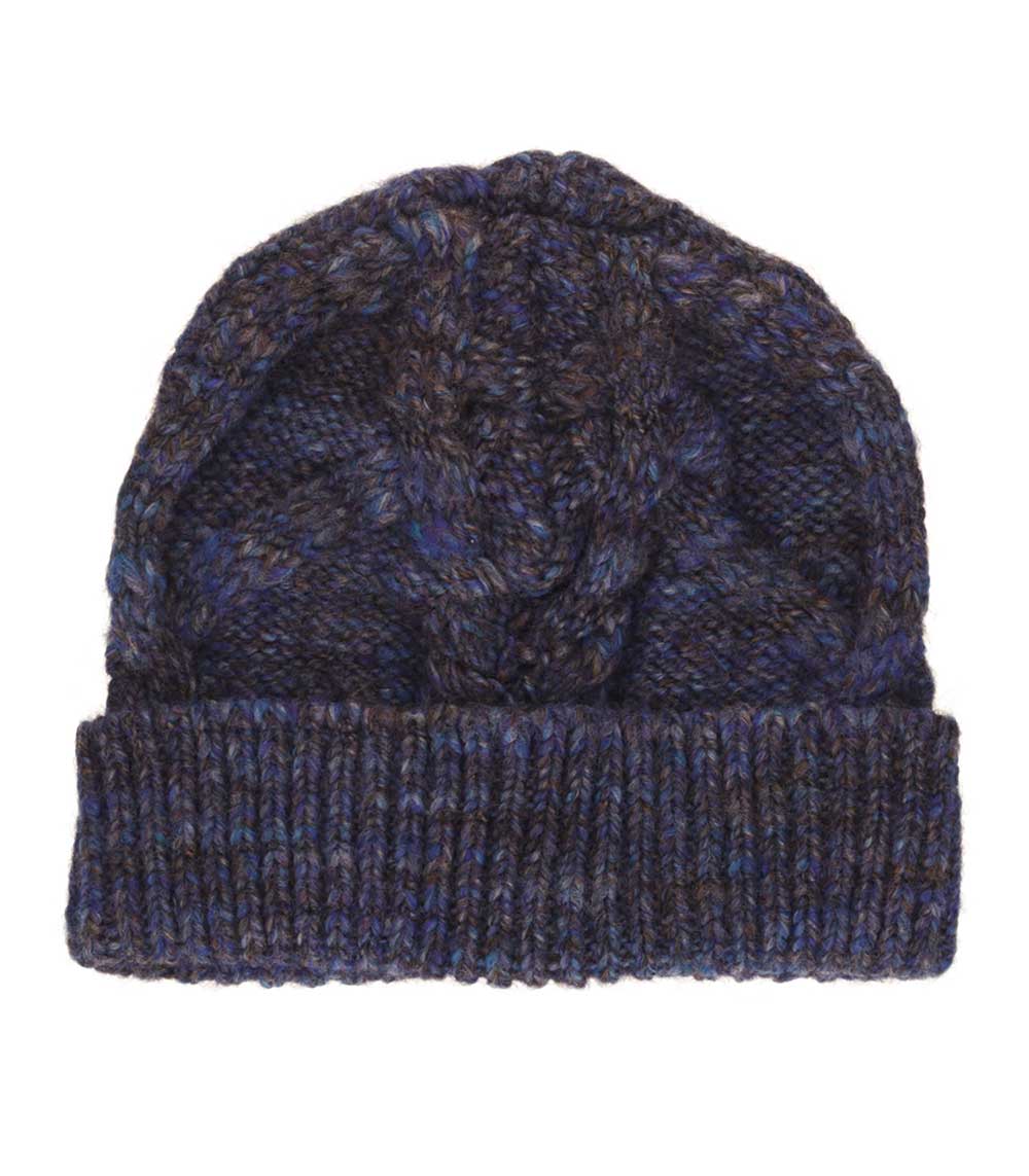 Bonnet Ryamy en maille chinée Midnight Isabel Marant