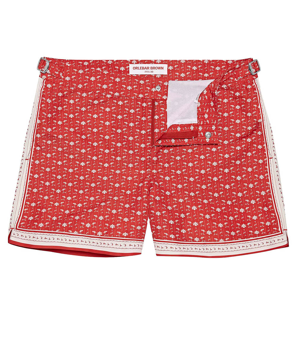 Short de bain homme Setter Vermillion Sea Mist Bandana Orlebar Brown