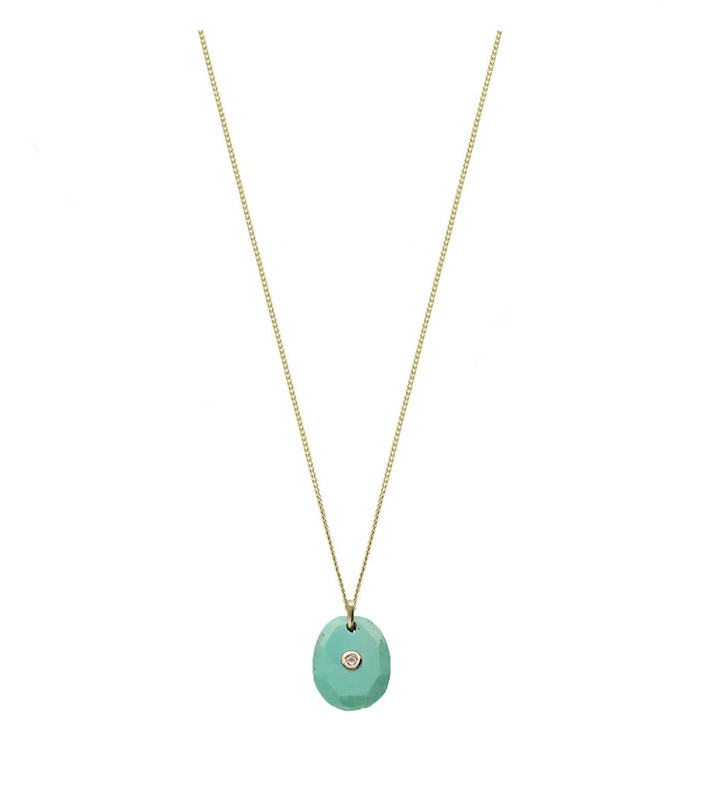 Collier ras de cou Orso Turquoise Pascale Monvoisin