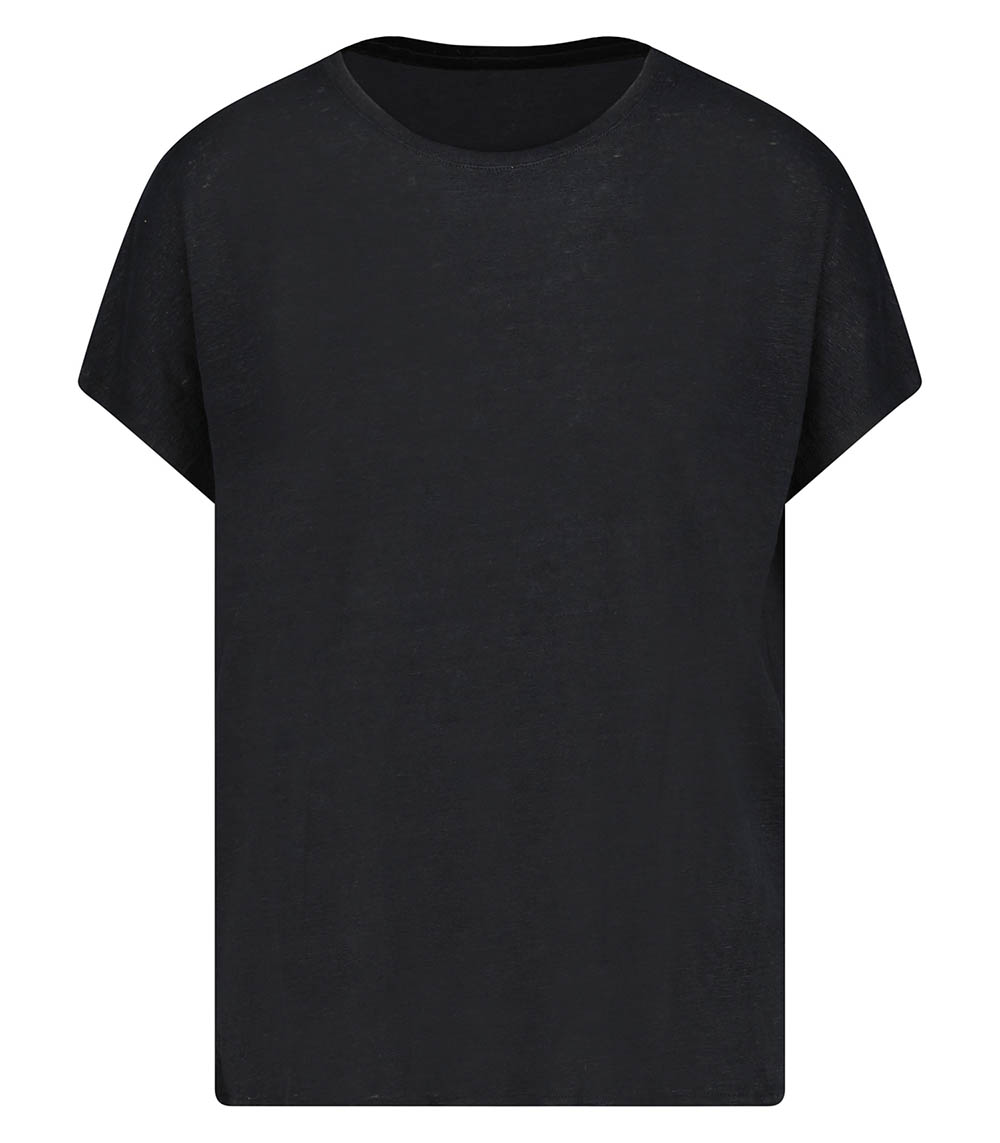 Tee-shirt à manches courtes Noir Majestic Filatures