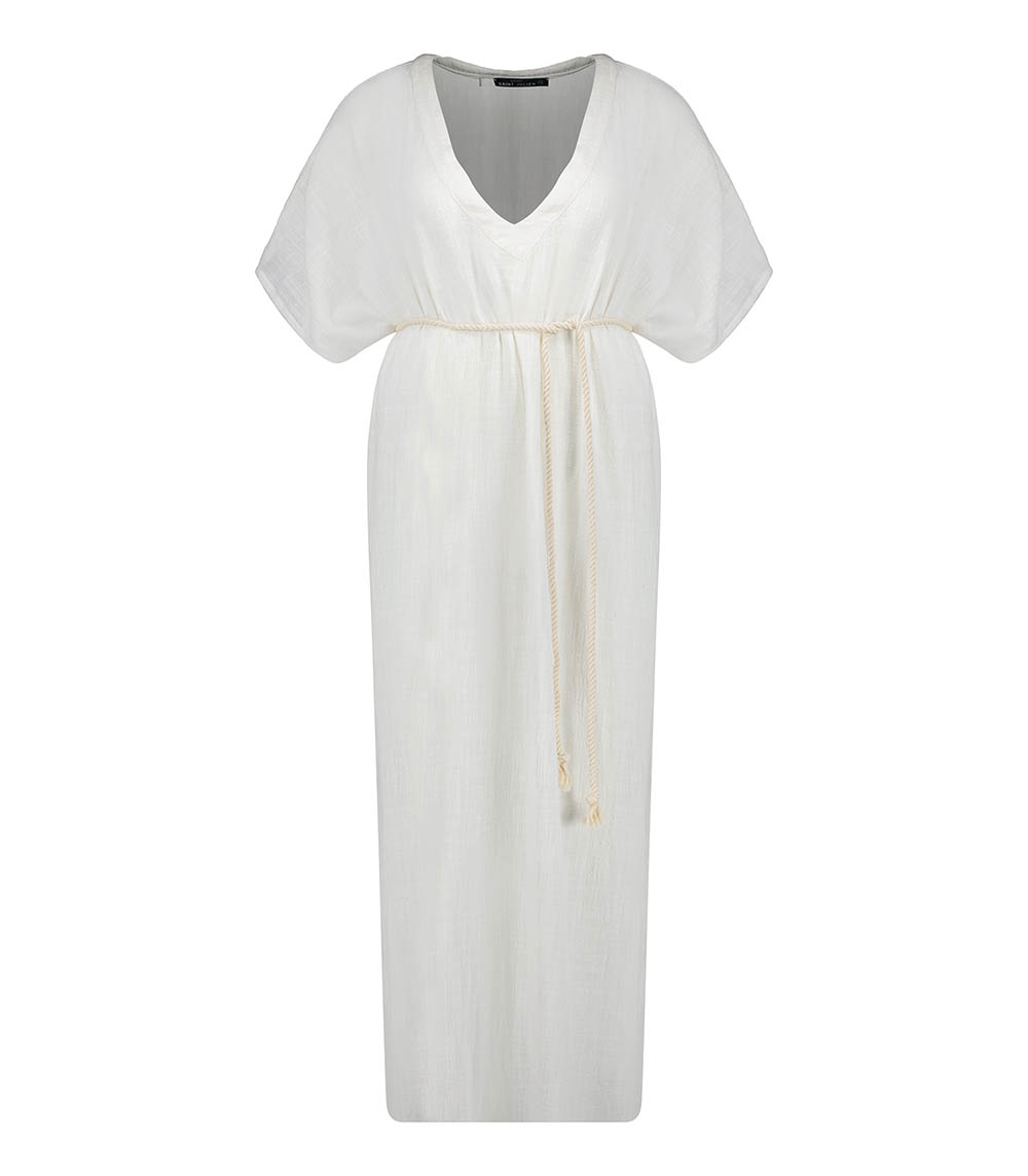 Robe kaftan Palma de Mallorca Off White Maison Saint Julien