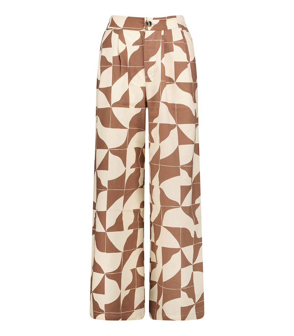Pantalon Tamara Imprimé Seventies La Treille Maison Ensoleillée
