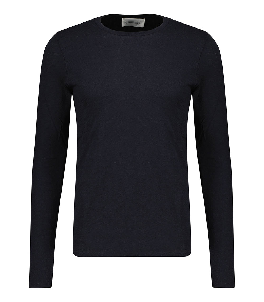Tee-shirt à manches longues homme Bysapick Noir American Vintage