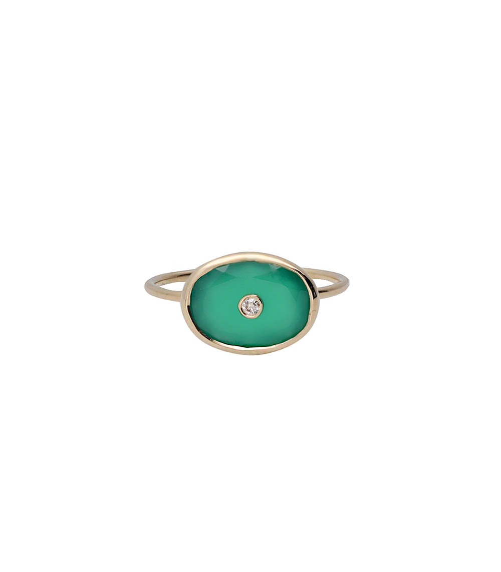 Bague Orso Green Onyx Pascale Monvoisin