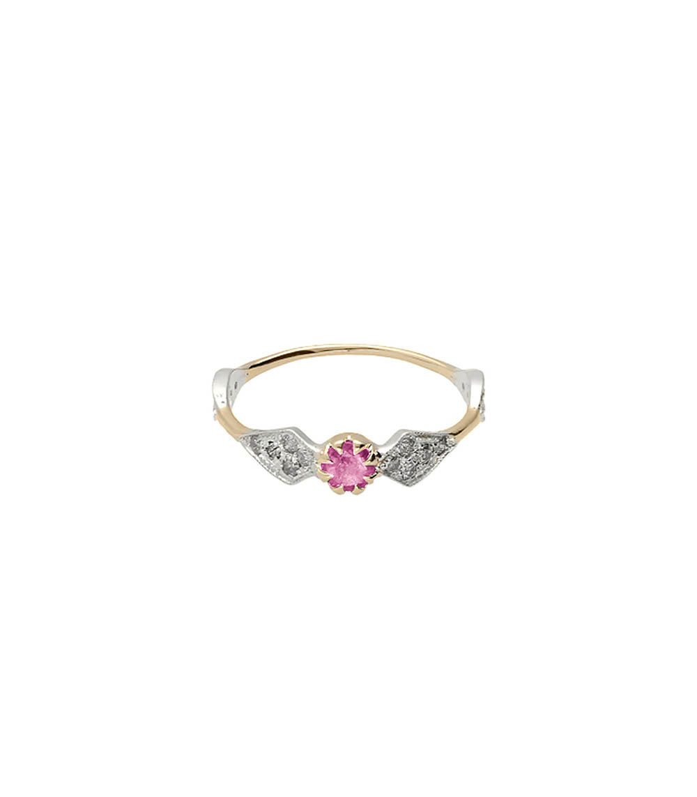 Bague Adèle N° 1 Saphir Rose Pascale Monvoisin