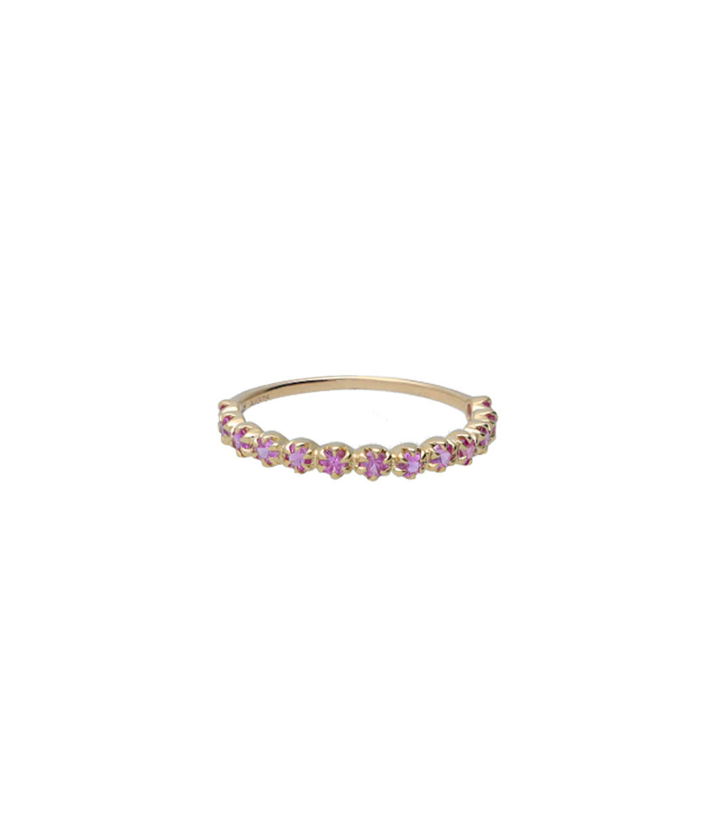 Bague Ava N°2 Saphir Rose Pascale Monvoisin