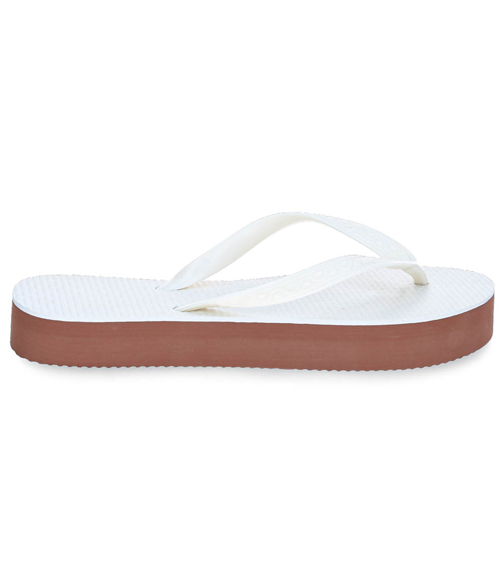 Tongs Femme Flatform Slim Fleur de Tiaré Beach Originals
