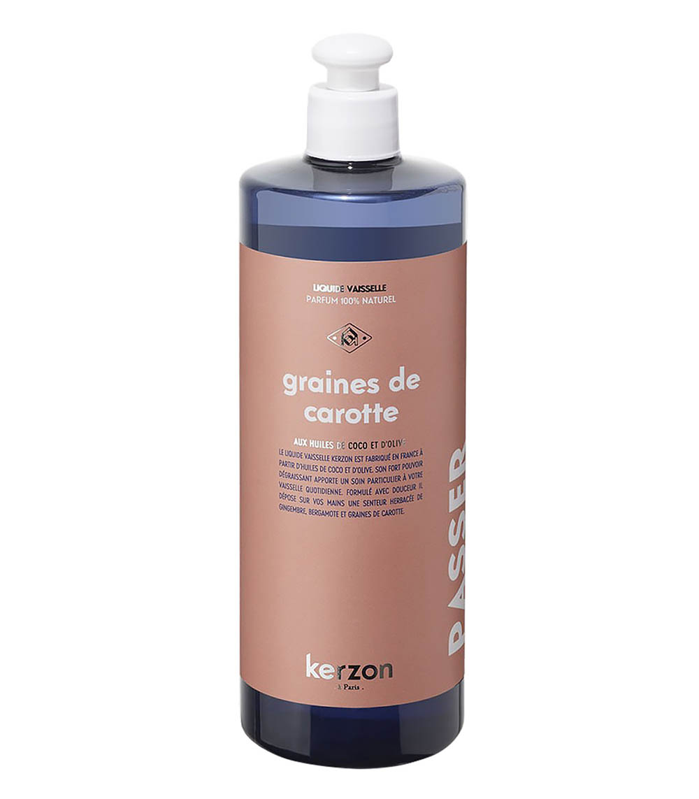 Liquide Vaisselle Graines de Carotte 500ml Kerzon