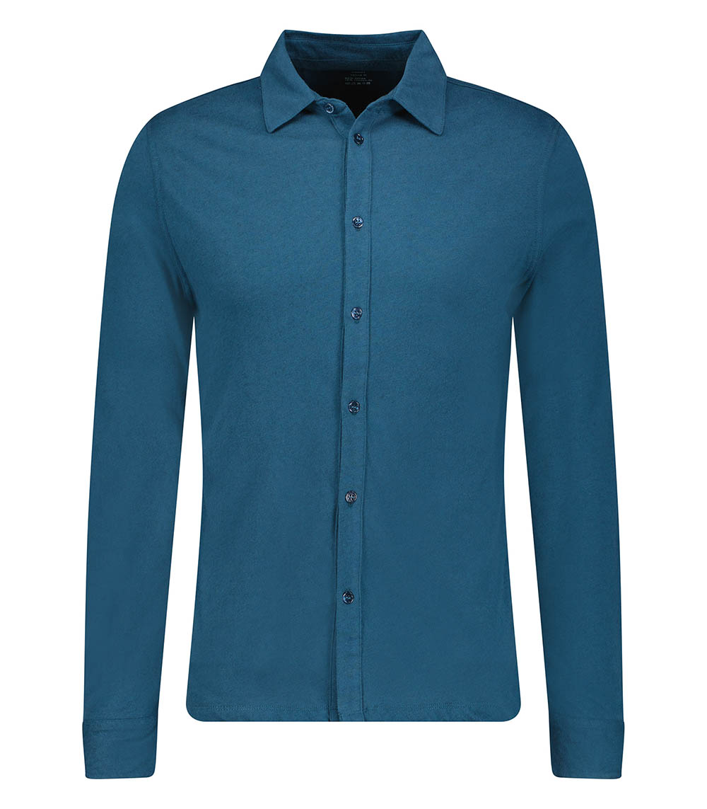 Chemise Manches Longues Homme Coton et Cachemire Haute Mer Majestic Filatures