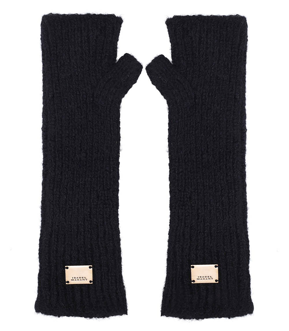 Mitaines Kheo Noir  Isabel Marant