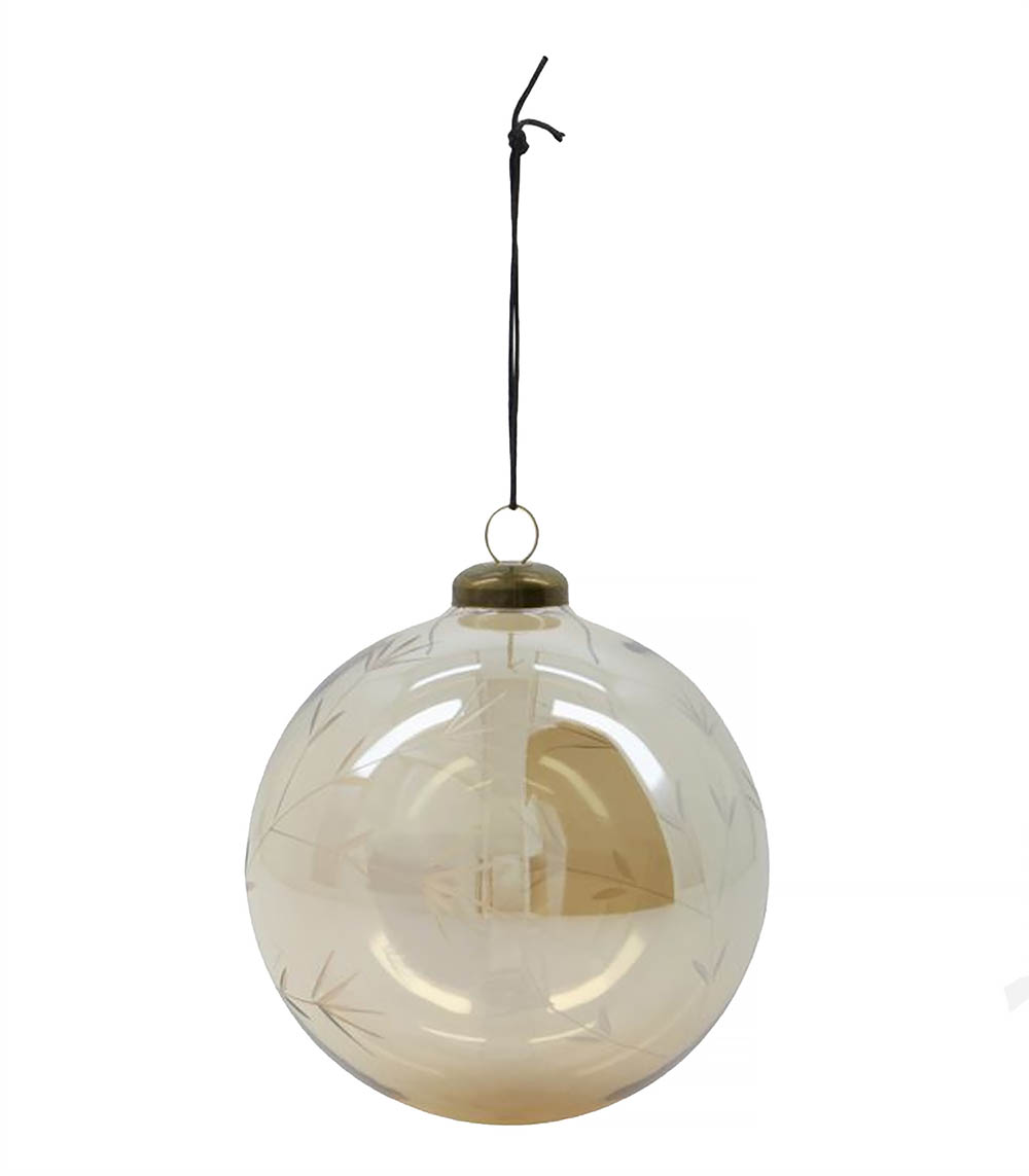 Set de 4 Boules de Noël Rayn Marron House Doctor