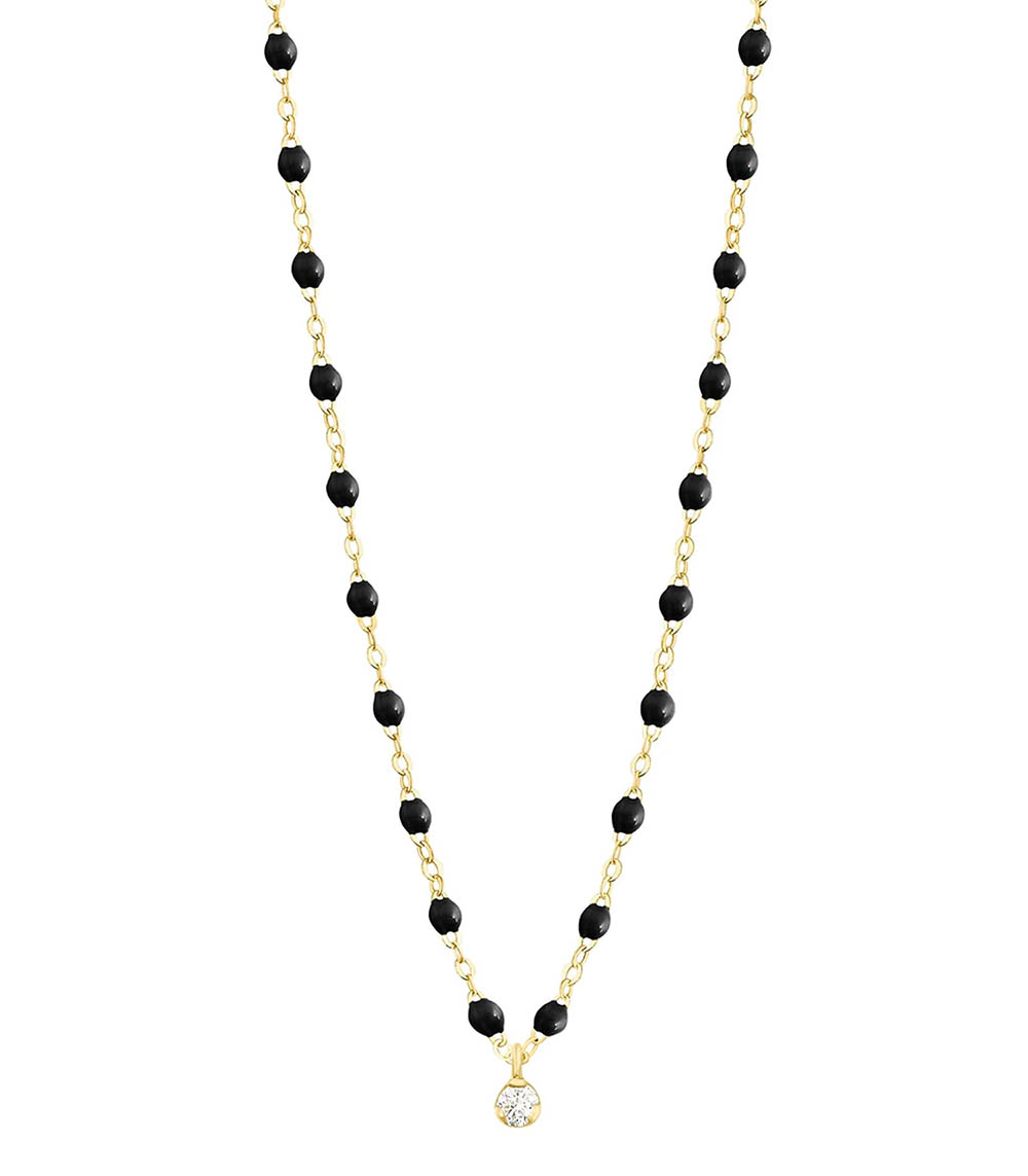 Collier Gigi Suprême 1 Diamant or jaune 42 cm Gigi Clozeau