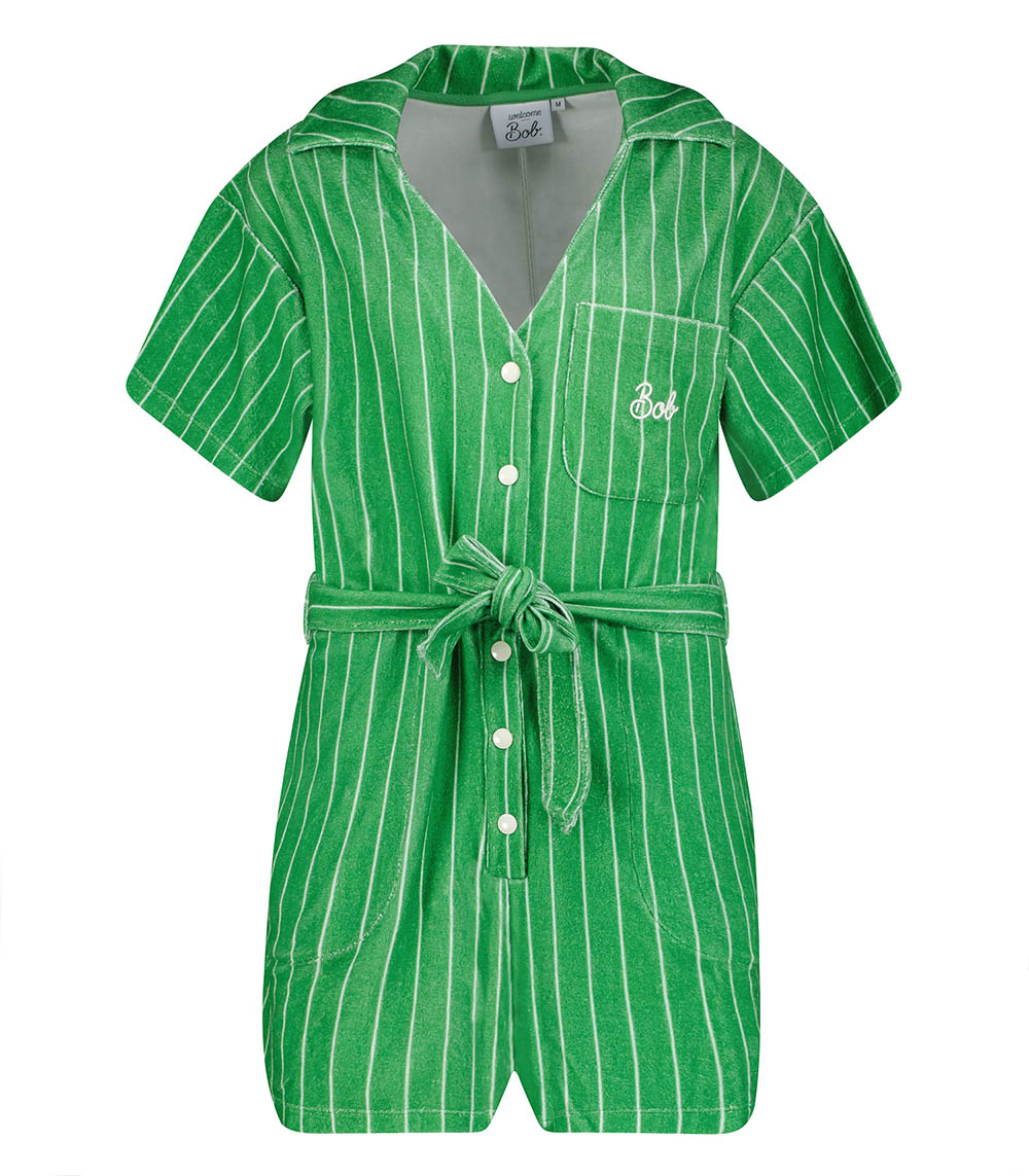Combishort Ibiza Green Garden Stripes Welcome Bob