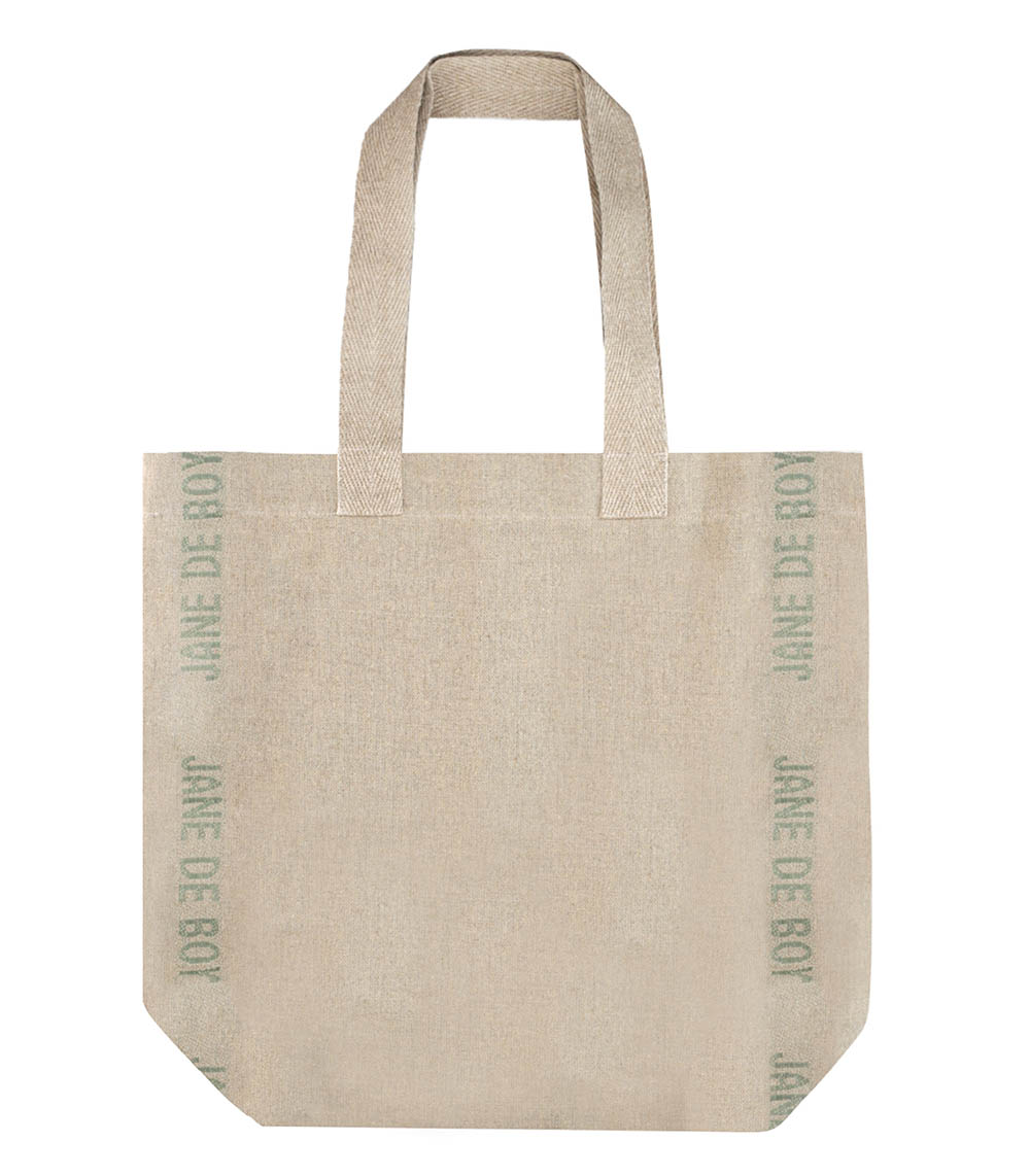 Tote Bag Doudou en lin Jane de Boy Kaki Charvet Editions