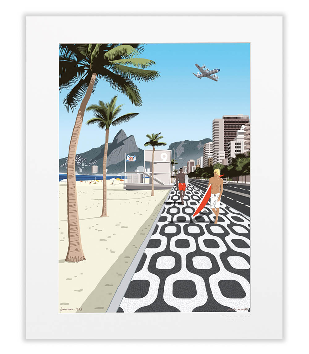 Affiche Paulo Mariotti Ipanema 40 x 50cm Image Republic