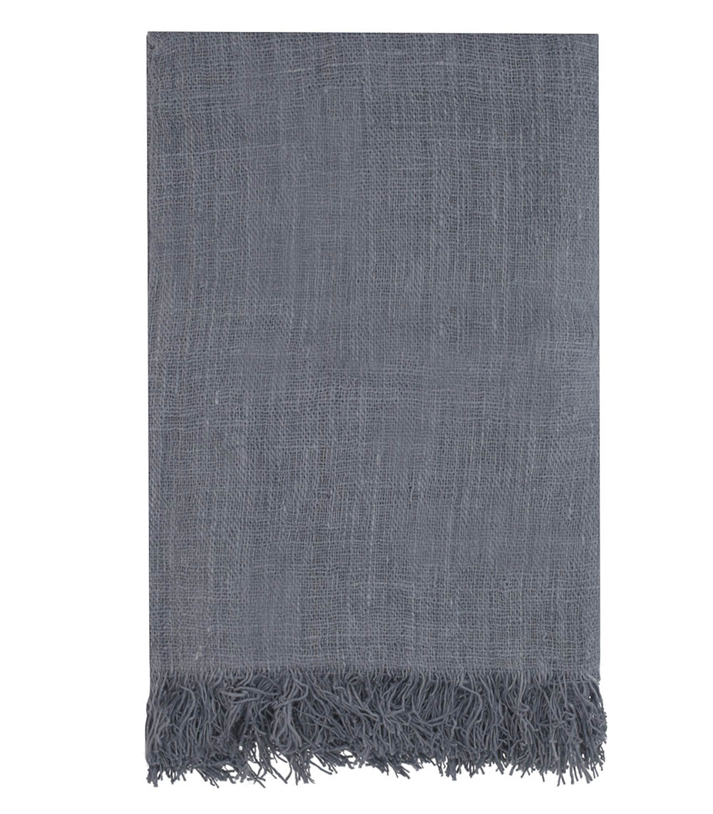 Jeté de Canapé en Coton Recyclé Dark Grey Originalhome