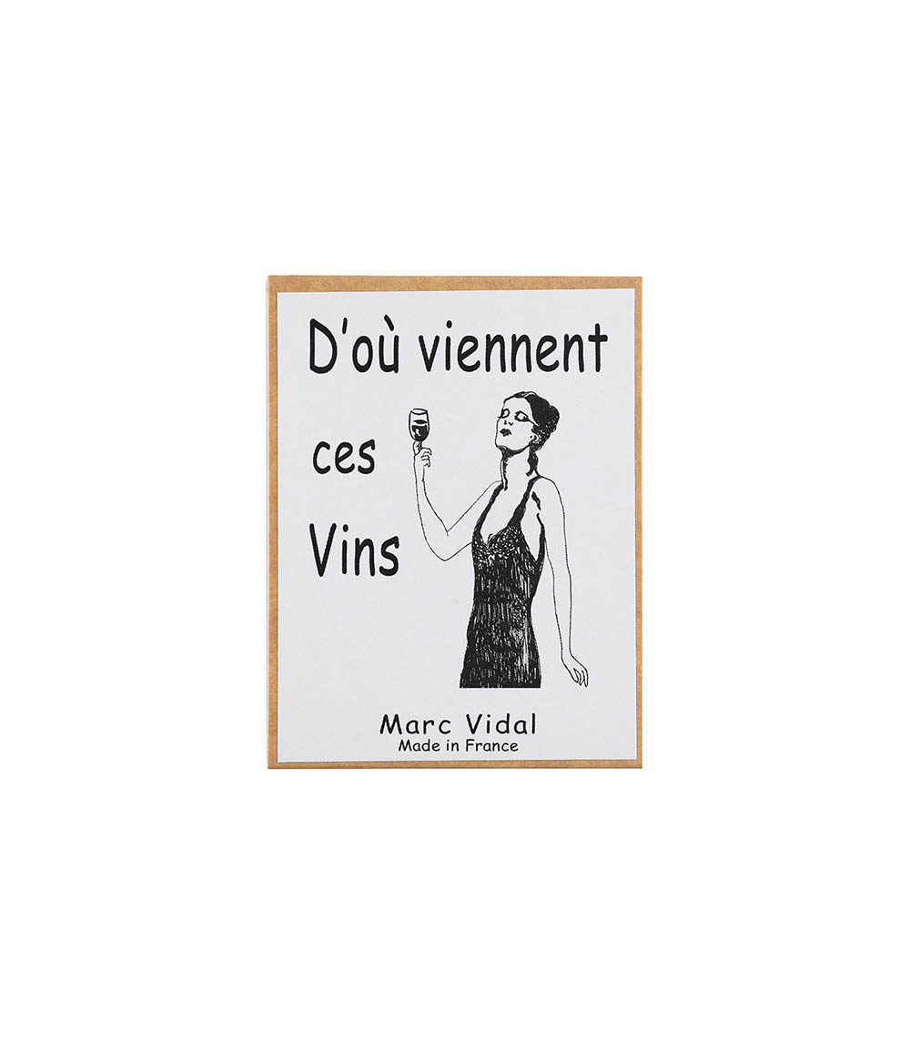 Jeu de Cartes D'où Viennent Ces Vins ? Marc Vidal