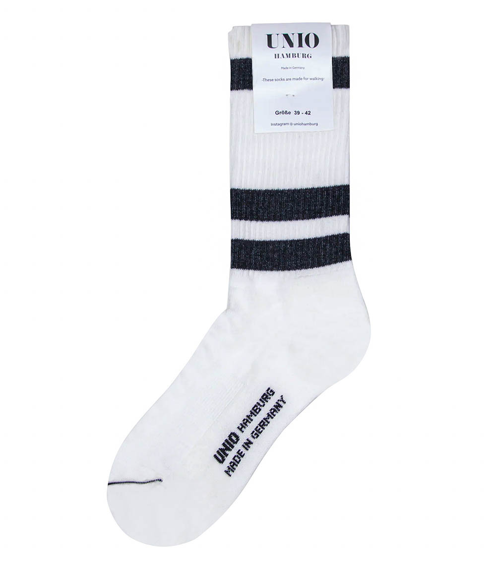 Chaussettes White Black Unio Hamburg