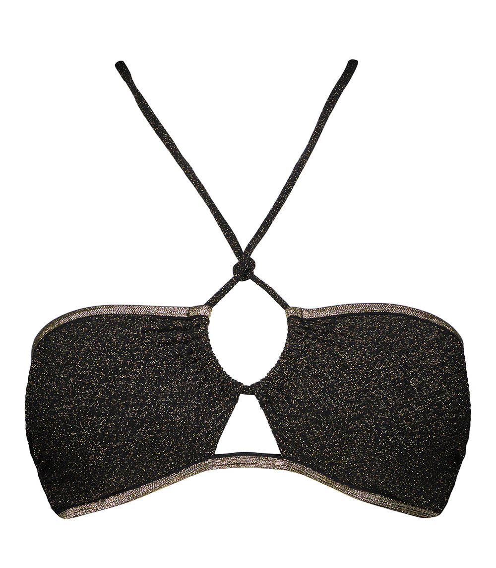 Haut de maillot de bain Eugénie Sparkling Black La Nouvelle