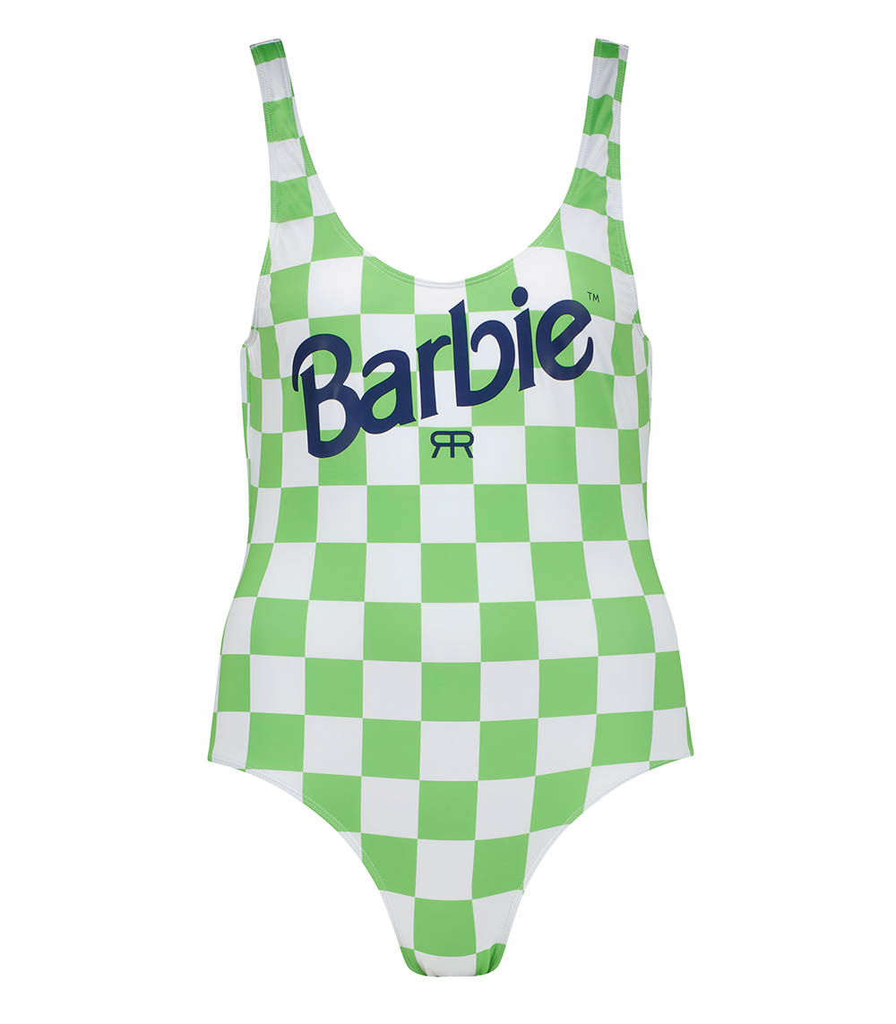 Maillot de Bain une pièce Pamela Barbie Menthe Roseanna