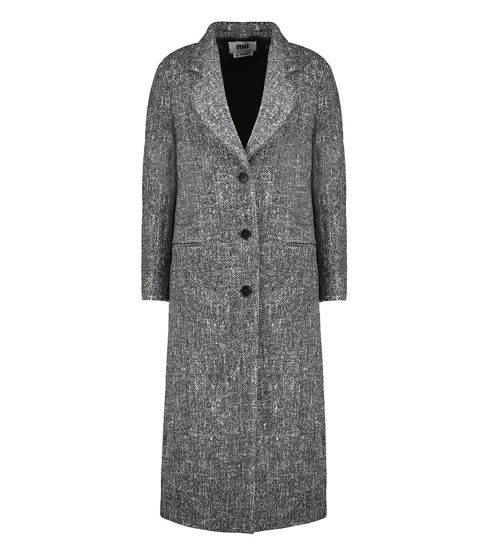 Manteau en laine Baby Alpaga Marlene Grey Mii