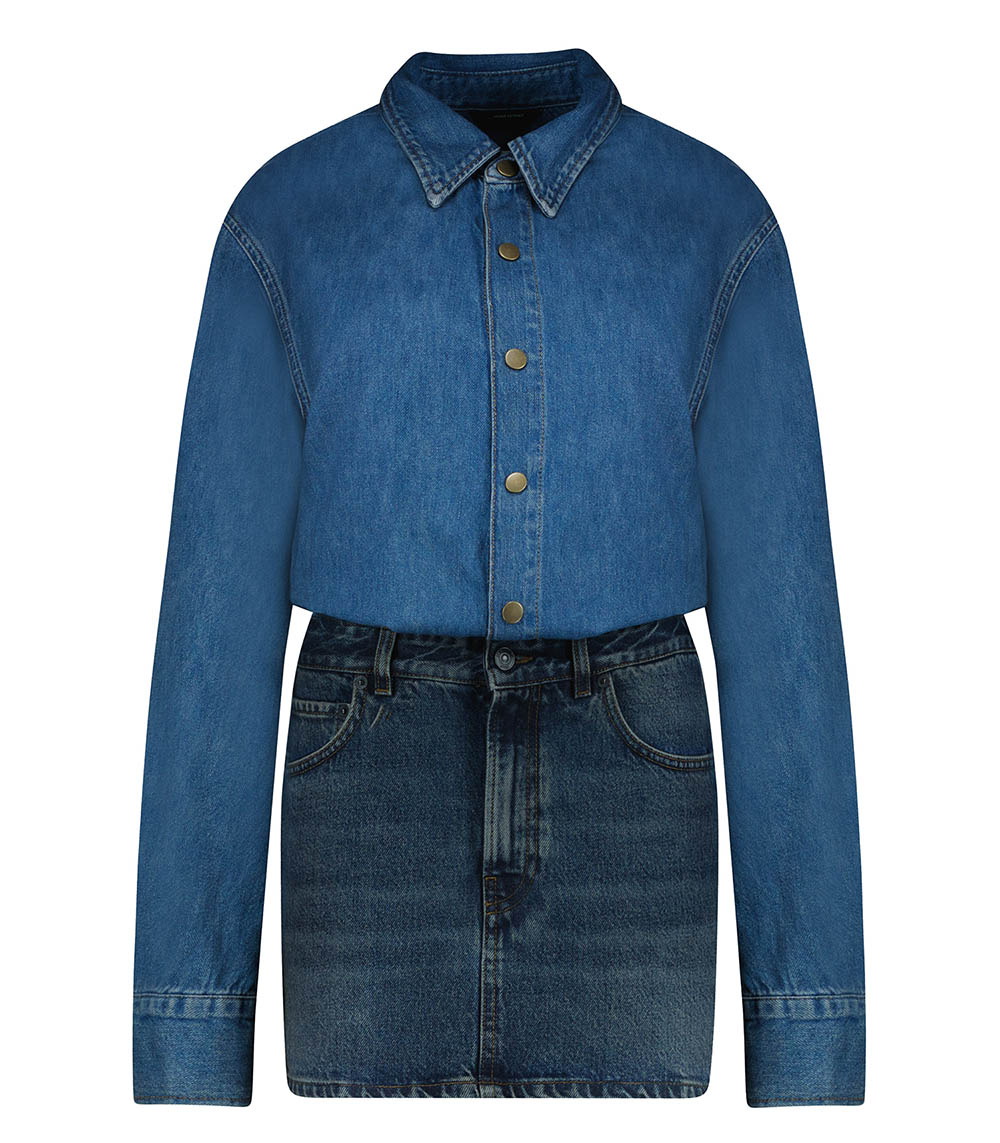 Robe Tia Oil Blue Haikure