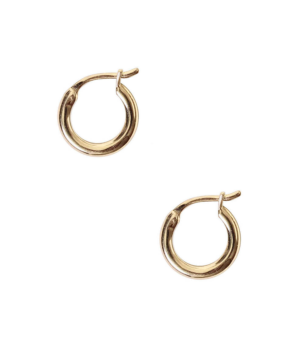 Boucles D'oreilles Olivia 12mm Doré Waekura