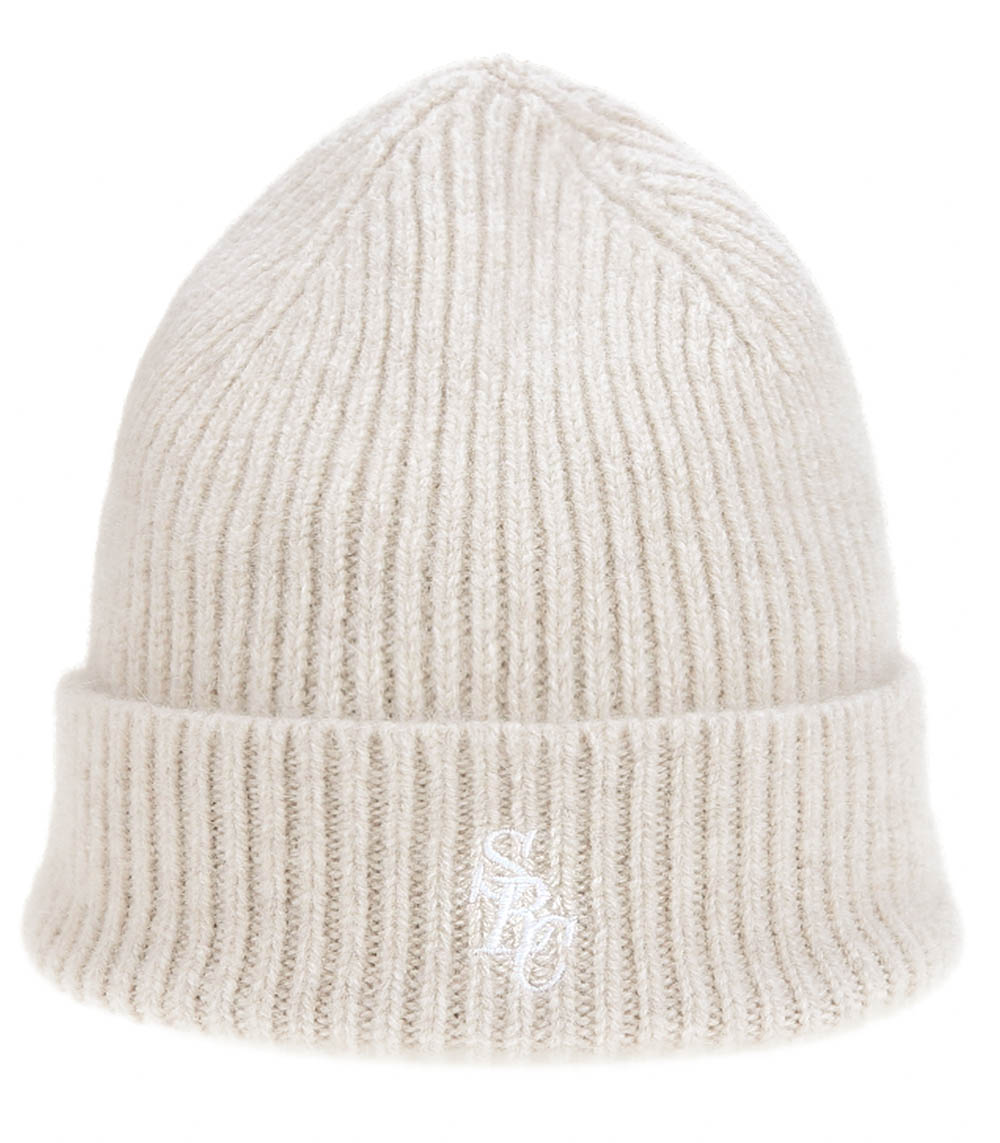 Bonnet en laine SRC Cream/White Sporty & Rich