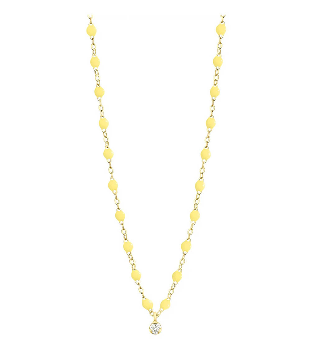 Collier Gigi Suprême 1 Diamant or jaune 42 cm Gigi Clozeau