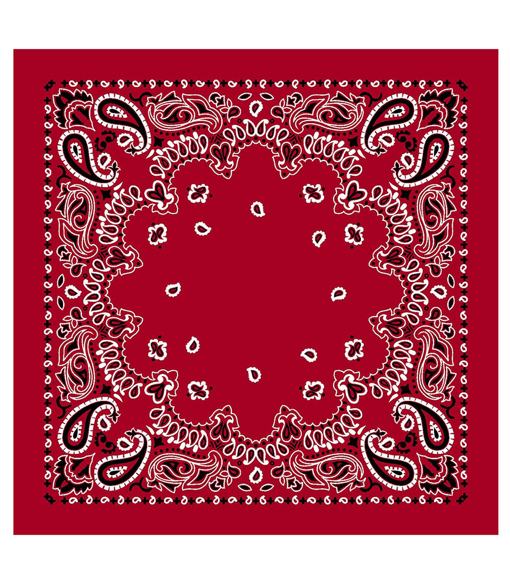 Bandana Red 120 x 120 cm destin